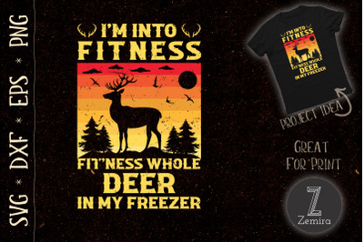 I&#039;m Into Fitness Deer Freezer