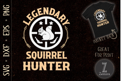 Squirrel Hunter Riffle Shotgun Hunting