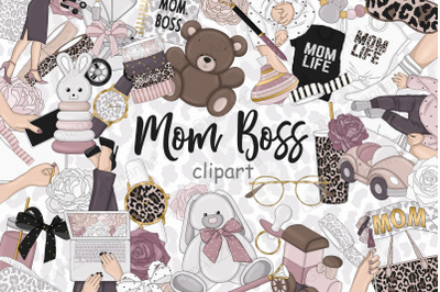 Mom Boss Clipart