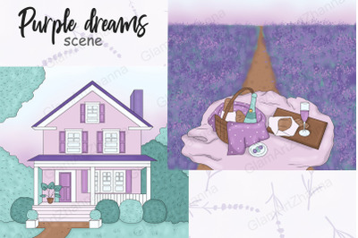 Purple Dreams Scene