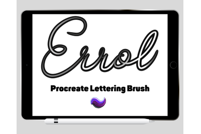 &lsquo;Errol Procreate Lettering Calligraphy Brush