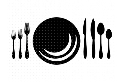 Cutlery Dining Set SVG