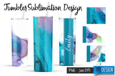 Watercolor 20 Oz Tumbler Sublimation.