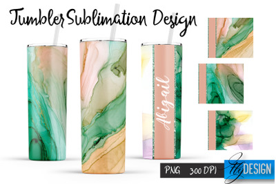 Watercolor 20 Oz Tumbler Sublimation.