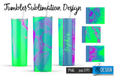 Watercolor 20 Oz Tumbler Sublimation.