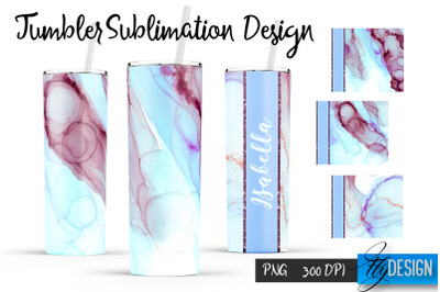 Watercolor 20 Oz Tumbler Sublimation.