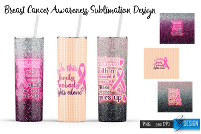 Breast Cancer Tumbler Sublimation v. 3