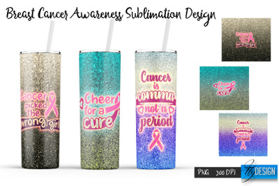 Breast Cancer Tumbler Sublimation v. 11