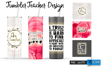 Teacher 20 Oz Tumbler Sublimation v.1