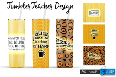 Teacher 20 Oz Tumbler Sublimation v.3