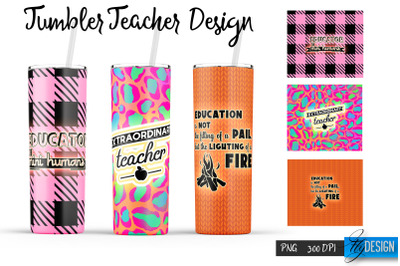 Teacher 20 Oz Tumbler Sublimation v.5