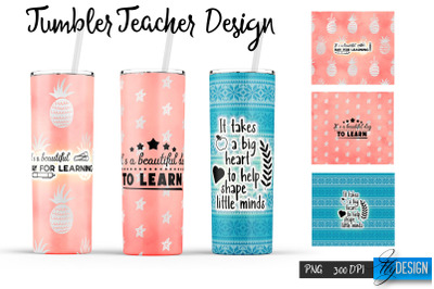 Teacher 20 Oz Tumbler Sublimation v.8