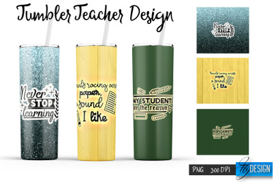 Teacher 20 Oz Tumbler Sublimation v.10