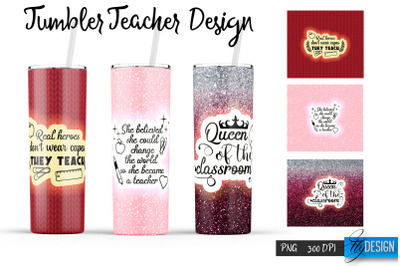 Teacher 20 Oz Tumbler Sublimation v.11