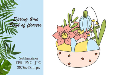 Spring illustration - sublimation png