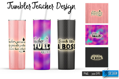 Teacher 20 Oz Tumbler Sublimation v.13