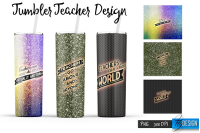 Teacher 20 Oz Tumbler Sublimation v.16