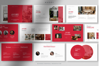 Avory - Professional Business Company Presentation