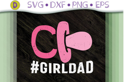 Father&#039;s Day Hashtag Girl Dad Gift