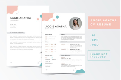 Aggie Agatha - CV Resume Template