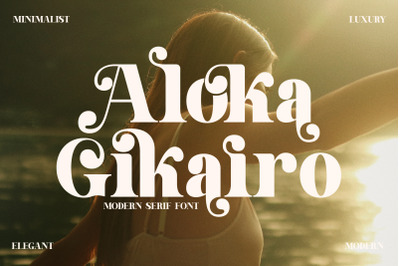 Aloka Gikairo Typeface