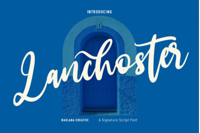 Lanchoster Script Font