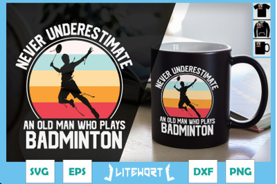 Never underestimate Badminton Player