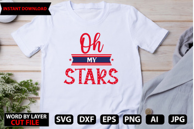 oh my stars Svg Cut File