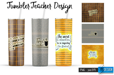 Teacher 20 Oz Tumbler Sublimation v.21