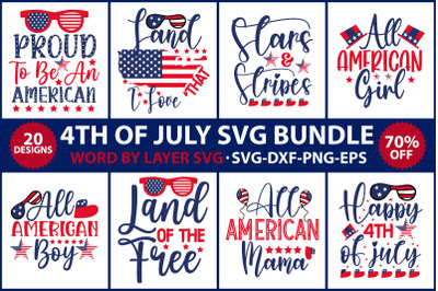 4th of July SVG Bundle,July 4th SVG, fourth of july svg, independence