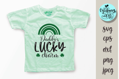 Daddy&#039;s lucky charm svg, St. Patrick&#039;s day svg