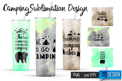 Camp 20 Oz Tumbler Sublimation v.12