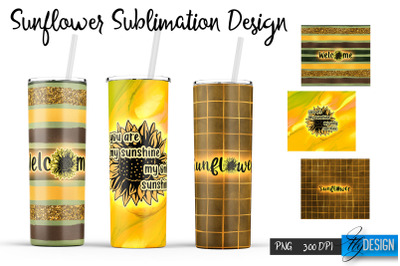 Sunflower 20 Oz Tumbler Sublimation v.6