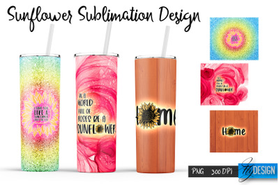 Sunflower 20 Oz Tumbler Sublimation v.9