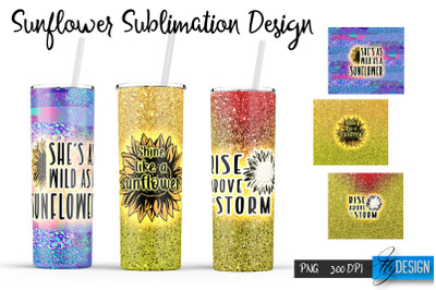 Sunflower 20 Oz Tumbler Sublimation v.11