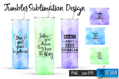 Motivation 20 Oz Tumbler Sublimation v.2