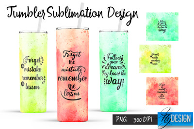 Motivation 20 Oz Tumbler Sublimation v.3