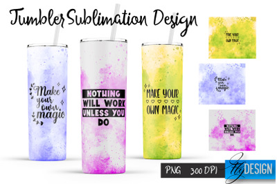 Motivation 20 Oz Tumbler Sublimation v.8