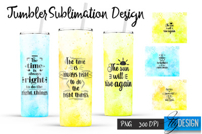 Motivation 20 Oz Tumbler Sublimation v.11