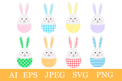 Easter Bunny sublimation. Easter Eggs SVG. Easter Bunny SVG