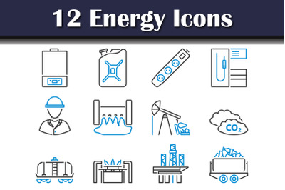 Energy Icon Set