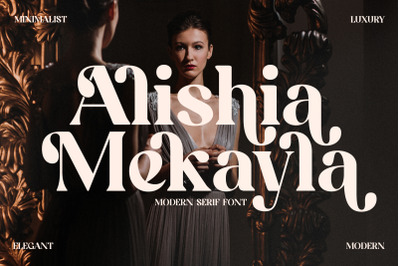 Alishia Mekayla Typeface