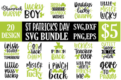 ST Patrick&#039;s Day svg bundle