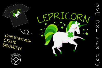 Lepricorn Leprechaun Unicorn St Patricks