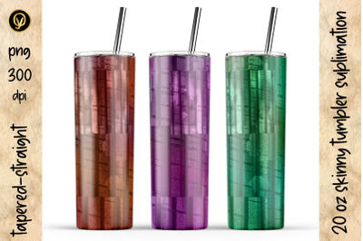 20 Oz Skinny Tumbler Sublimation Design.