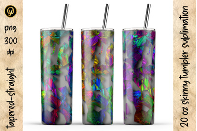 20 Oz Skinny Tumbler Sublimation Design.