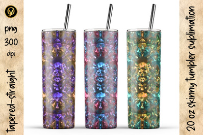 20 Oz Skinny Tumbler Sublimation Design.