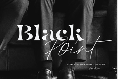 Black Point - Modern Font Duo