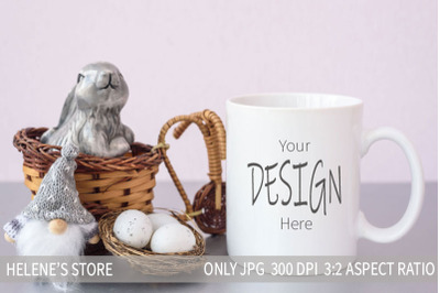 Easter mug mockup