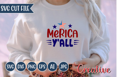 Merica Y&#039;all SVG Design